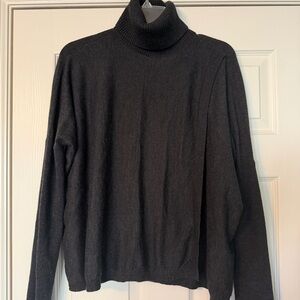 All Saints Koko Wrap Turtleneck 100% merino wool